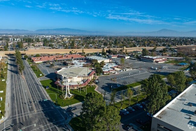 Aerial view of the Stockdale Christian School campus